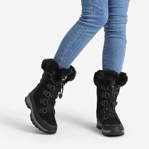 Women's Non-Slip Mid Calf Faux Fur Winter Snow Boots